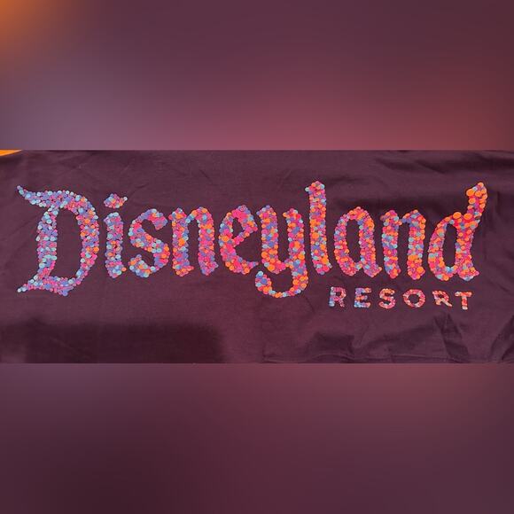 NWOT Disney Parks Walt Disneyland Confetti Spirit Jersey Sz L - Picture 3 of 4